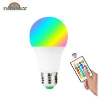ราคา หลอดไฟ Led E27 TK 110V 220V 3W 5W 10W 15W RGB สีแปรผันไฟ Led RGBW การควบคุมด้วยรีโมท Ir โหมดหน่วยความจำของตกแต่งบ้าน (21172592711)