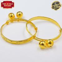 ราคา กำไลข้อเท้าเด็ก ลายมังกรทอง กำไลข้อเท้าเงินแท้ กำไลข้อเท้าทอง กำไลข้อเท้านาค เกรดพิเศษ ชุบทอง รุ่นG 04 ปรับระดับได้ลายมังกรทอง (17447823744)