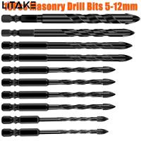 ราคา 10pcs Concrete Drill Bit Set With 1 4inch Hex Shank 5mm 6mm 8mm 10mm 12mm Masonry Drill Bits For Glass Ceramics Tiles Mirrors Wood Marble (20581847039)
