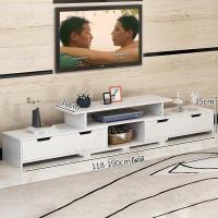 ราคา LT ตู้วางทีวี 2 4ประตู ตู้ทีวี ที่วางทีวี 55 65 70 75 85นิ้ว ชั้นวางทีวีไม้ 190 180 140 120cm ตู้วางทีวพร้อมลิ้นชัก โต๊ะวางทีวี TV Storage (18608007152)