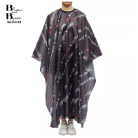 ราคา พร้อมส่ง ส่งจากไทย ผ้าคลุมซอย ลายวินเทจ ลายบาร์เบอร์ ผ้าคลุมตัดผม (19716101080)