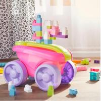 ราคา รถวาก้อนพร้อมตัวต่อ Mega Bloks First Builders Block Scooping Wagon (11102383438)
