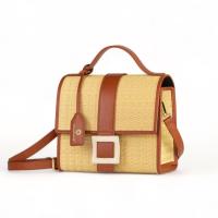 ราคา กระเป๋า Chaksarn รุ่น Candy กระเป๋าเสื่อกกทอมือกับหนังวัวแท้ ดีไซน์โมเดิร์นหลากสี ใช้ถือหรือสะพายข้าง (21228649851)