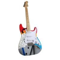 ราคา Fender Stratocaster Eric Clapton กีตาร์ไฟฟ้าพร้อมลายเซ็นเมเปิ้ลคอปิ๊กอัพเทรโมโลบริดจ์แบบกีตาร์มืออาชีพ (20425344192)