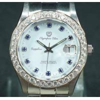 ราคา OP olym pianus sapphire นาฬิกาข้อมือผู้ชาย รุ่น 893271 219 เรือนเงิน ของแท้ประกันศูนย์ 1 ปี NATEETONG (20970170644)