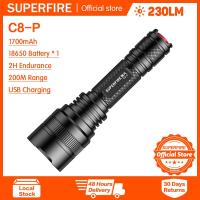 ราคา Supfireใหม่C8 7W ไฟฉายLEDแบบพกพาไฟฉายกันน้ำกลางแจ้ง (5438906994)