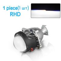 ราคา 2 5นิ้วเลนส์ไฟโปรเจคเตอร์ซีนอนแบบคู่พร้อม DRL LED Angel Eyes Shrouds 9005 HB3 9006 HB4 H4ซีนอน H7ไฟหน้ารถยนต์รถจักรยานยนต์ (20130793315)