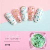 ราคา เปลือกหอยแต่งเล็บ เปลือกหอย ตกแต่งเล็บ เปลือกหอยแต่งเล็บ 3 สี แบบบาง ติดง่าย (12407070127)