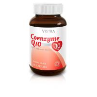 ราคา VISTRA Coenzyme Q10 Natural Source ผลิตภัณฑ์เสริมอาหาร วิสทร้า โคเอนไซม์ คิวเท็น 30 มก (21193862312)