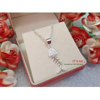 ราคา จี้เงินแท้ รูปก้างปลาประดับเพชร cz งานเกรดจิวเวลรี่ เฉพาะจี้ไม่รวมสร้อยเงินแท้ (13918052511)