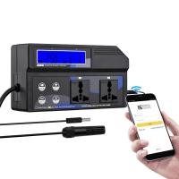 ราคา electronicshop Smart W Ifi เครื่องควบคุมอุณหภูมิและความชื้นควบคุมอุณหภูมิและความชื้นแบบดิจิตอลติดตั้งบนผนังตามอุณหภูมิและความชื้น (14130816450)