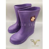ราคา VIDVIEW ลดสนั่น รองเท้าบูท ข้อยาว 10 นิ้ว Prado Gang เบอร์ 36 42 รองเท้าใส่สบาย บูทกันน้ำ บูทกันฝน 999 G (19480742681)