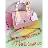 ราคา Girls Studio แบรนด์แท้ 100 งานสวยมากหนังดีสุดๆ ถือได้สะพายข้างได้ อะไหล่ทองปั๊มทุกจุด (7213272556)