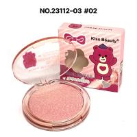 ราคา No 23112 03 แป้งไฮไลท์ พาวเดอร์ เรียบเนียนและฟรุ้งฟริ้ง KISS BEAUTY Highlighter powder silky smooth (20814114446)