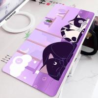 ราคา Kawayi Cute Cat แผ่นรองเมาส์ขนาดใหญ่ แผ่นรองเมาส์คอมพิวเตอร์ยางธรรมชาติ แผ่นรองเมาส์เกมมิ่ง แผ่นรองโต๊ะข้างล็อค (20563688810)