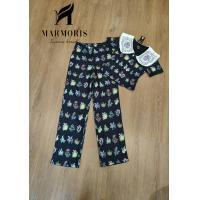 ราคา ป้าย Marmoris เซท 2 ชิ้นเสื้อคอปก มาพร้อมกางเกงขายาวงานปักลายสวยๆทั้งชุด (21240609483)