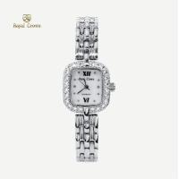 ราคา Royal Crown รุ่น 3603 นาฬิกาข้อมือผู้หญิงเล็กๆกันน้ำ ล้อมเพชร แบรนด์เนมแท้ Vayo Jewelry (21187100587)