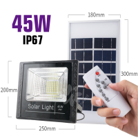 ราคา Surmount 45W Hot Sale Solar lights ไฟพลังงานแสงอาทิตย์ ไฟโซล่าเซลล์ Solar Intelligent remote control Light โคมไฟติดผนังพลังงานแสงอาทิตย์ ไฟพลังแสงอาทิต Spot Solar Cell light LED 25w 200w (13447685670)