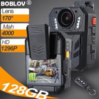 ราคา BOBLOV WA7 D with Wireless Controller Body Mini Action Camera กล้องติดหน้าอกตำรวจ HD 1296P 128GB Night Version 4000Mah Sports Waterproof 170 DVR Video Recorder BodyCam กล้องดิจิตอลแบบพกพาสวมใส่ได้กล้อ