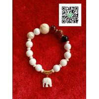 ราคา สร้อยข้อมือยืดได้ แท้ จากกระดูกช้าง กรามฟันช้าง หินมงคล คละส่งให้ (19997003723)