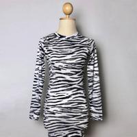 ราคา เดรสสั้นลายงู เดรสลายงูเเฟชั่น เดรสลายงู เดรสรัดรูป มินิเดรสเเขนยาว เดรสลายม้าลายสุดเเซ่บ (17492054493)