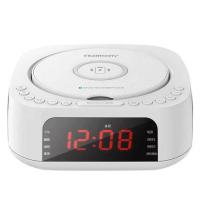 ราคา เครื่องเล่นซีดี ดีวีดีนาฬิกาปลุกลำโพงบลูทูธชาร์จไร้สายจอแสดงผลแอลอีดีแจ็คหูฟังและ AUX IN ลำโพงสเตอริโอ Vdural (20958601885)