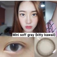 ราคา คอนแทคเลนส์ Mini Soft Gray Brown ยี่ห้อ kitty kawaii ค่าสายตาปกติ 700 (17283521592)