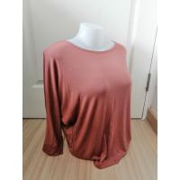 ราคา YU05 เสื้อยืดแฟชั่นผญ ผ้าเรย่อน แขนยาว ปาดไหล่ ผ้านิ่มเด้งใส่สบายมาก (20209662303)