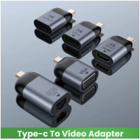 ราคา 2020ใหม่ประเภท CไปยังHdmi Vga DP RJ45 Mini DP HD Video Converter 4K 60HzสำหรับMacBook Huawei Mate 30 HDMI USB C สินค้า Type C To VGA Port Adapter (6158370916)