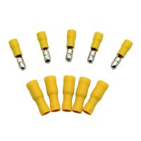 ราคา 100pcs Insulated Electrical Wire Crimp Connector 22 10AWG Female Male Bullet Butt Terminals Assorted Car Accessories (20057735627)