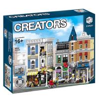ราคา LEGO Street View Architecture 15th Anniversary 10297 Corner Boutique Hotel Assembly Lego 10278 Police Station Building Blocks (20709947060)