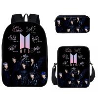 ราคา กระเป๋าเป้สะพายหลัง กระเป๋าสะพายไหล่ กระเป๋าปากกา ลาย BTS สามชิ้น สําหรับเพื่อน (20208726719)