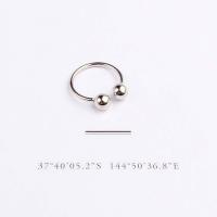 ราคา YONIT ปรับได้บุคลิกภาพที่เรียบง่ายสนับมือเงินลูกบอลคู่สีทองของผู้ชายเปิดแหวนเครื่องประดับแหวนทองแดงแหวนเชื่อม (20776572130)