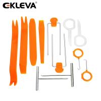 ราคา EKLEVA 12ชิ้น เซ็ตสากลรถจัดแต่งทรงผมพลาสติกยานพาหนะ Dash เครื่องมือรถประตูแผงเสียงรื้อลบติดตั้งแงะชุดอานิสงส์ชุดพลาสติกรถวิทยุประตูคลิปแผงตัด Dash กำจัดเสียงแงะเครื่องมือซ่อม (5647256990)
