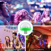 ราคา LED Party Light ไฟดิสโก้ ไฟ LED ปาร์ตี้ ไฟเวที ดิสโก้ผับ ไฟงานปาร์ตี้ พร้อมรีโมทคอนโทรล์ Disco LED Lighting Stage Ball (18597659703)