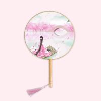 ราคา พัดจีนด้ามไม้สไตล์โบราณพัดกลมผ้าไหมในวังสไตล์จีนโปร่งแสงพัดเต้นรำฤดูร้อนสำหรับเด็กพัดกลมเล็กชุดฮั่นฝู (18803379294)