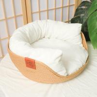 ราคา ที่นอนสัตว์เลี้ยง ที่นอนแมว ที่นอนสุนัข บ้านแมว ตะกร้าหวายแมว ที่นอนตะกร้าหวาย cat dog บ้านแมว ที่นอนหวายแมว ตะกร้าหวายสาน ตะกร้าแมวนอน (16242524092)