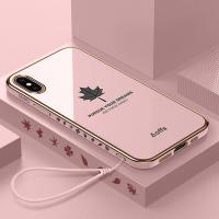 ราคา เคส iPhone X XS XR Xs Max ใบเมเปิลดีไซน์ใหม่เคสโทรศัพท์อ่อนสำหรับ iPhone XsMax (14025518535)