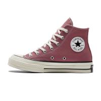 ราคา ของแท้ 100 รองเท้าผ้าใบ Converse Chuck Taylor All Star 70 Hi Sneakers รุ่น Converse 1970s Canvas สีรากบัวสีชมพู (17661663911)