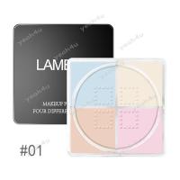 ราคา 4 ช่องแป้งคุมมัน LAMEILA ตลับใส่แป้งฝุ่น แป้งฝุ่นทรงสี่เหลี่ยม แป้งคุมมัน แป้งฝุ่นคุมมัน แป้งฝุ่นเนื้อเนียนละเอียด กันน้ำ กันเหงื่อ (20458551367)