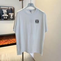 ราคา Loewe Luoyi V 23Ss Luojia โลโก้ขนาดเล็กที่หน้าอกคอกลมหลวมเสื้อยืดลายเรียบแขนสั้นสำหรับผู้ชายและผู้หญิง (20802805921)