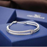 ราคา สร้อยข้อมือ สวารอฟสกี้ Swarovski Bracelet สร้อยข้อมือ Twist Knot Design ตลอดชีวิต Jiang Shuying กับข้อมือ (20400918903)