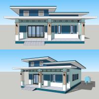 ราคา แบบบ้านโมเดิร์น 2 ห้องนอน 1ห้องน้ำ ราคา1xxxxxx (20305703746)