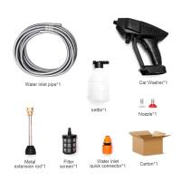 ราคา เครื่องล้างน้ำแรงดันล้างรถสำหรับแบตเตอรี่ Makita 18V เครื่องพ่นน้ำเครื่องล้างเครื่องทำความสะอาดแรงดันสูงไร้สายแบบ30Bar (17803410050)