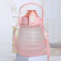 ราคา กระบอกน้ำพร้อมสาย กระบอกน้ำขนาดพกพา ขวดน้ำ 1 3 สีขุ่นพลาสเทล (17136472816)
