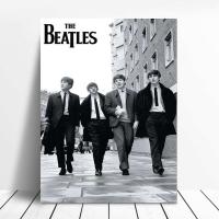 ราคา โปสเตอร์ The Beatles ผ้าใบวาดภาพโปสเตอร์และภาพพิมพ์ห้องนั่งเล่นของตกแต่งบ้านรูปภาพศิลปะผนัง1ชิ้นกรอบด้านในหรือไร้กรอบ (19753238029)