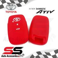 ราคา ซิลิโคนกุญแจ ซิลิโคนกุญแจรถยนต์ เคสกุญแจรถ ปลอกกุญแจ ซิลิโคน Toyota Yaris Ativ 2022 1ชิ้น SS Accessories (17123089504)