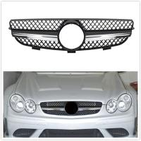 ราคา กระจังหน้ารถตะแกรงไฟหน้ากันชนส่วนบนชุดบอดี้ตาข่ายสำหรับ Mercedes Benz CLK คลาส W209 CLK63 CLK550 CLK320 2003 2009 (19499397380)