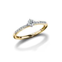 ราคา Jubilee Diamond แหวนเพชร Eternity Solitaire Diamond Ring เพชรแท้ เพชรน้ำ 99 (20978479629)