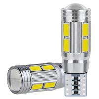 ราคา 2PCS W5W T10 12V 6000K 5630 10 SMD Car LED Bulb Canbus License Plate Wedge Side Turn Singal Light Super Bright White (20681894932)
